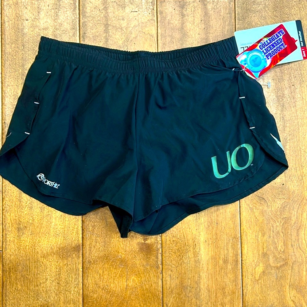 🦆UO Athletic Collegiate Shorts SportHill XS NWT Black